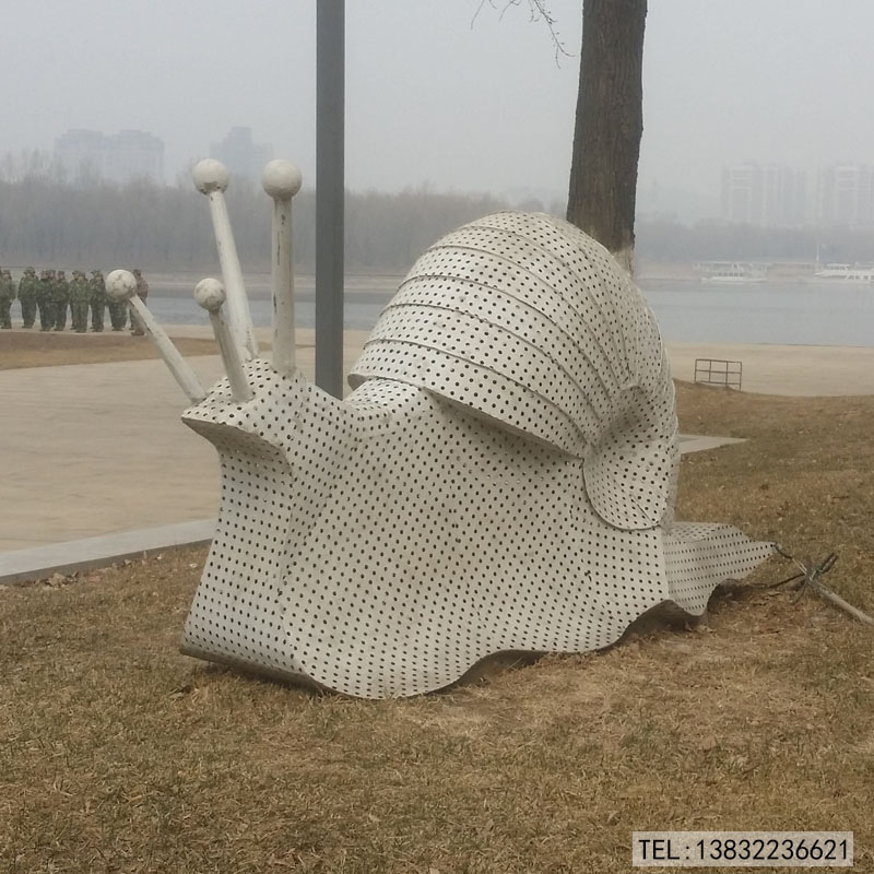 不锈钢动物雕塑蜗牛定制厂家