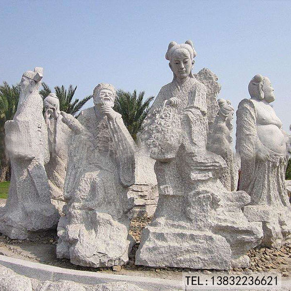 石雕人物群雕塑定制厂家